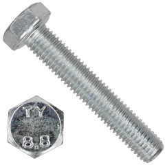 Skrutka metrick� 6HRH M24x200 Zn 8.8 DIN 933