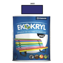 Farba Ekokryl Mat 0455 (modr� tmav�) 0,6 l