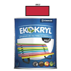 Farba Ekokryl Mat 0812 (�erven� jasn�) 0,6 l