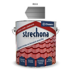 Farba na kov Strechona 2v1 0111 (�ed�) 2 l