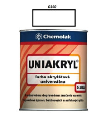 Farba na bet�n Uniakryl 0,75 L /0100 (biela)