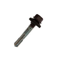 Skrutka do krytiny s dlh�m vrt��ikom TEX 5,5x38 RAL 8017