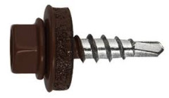 Skrutka do krytiny s vrt��ikom TEX 4,8x20 RAL 8017