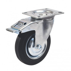 Koliesko oto�n� s brzdou 85/80 mm/50 kg (521F)