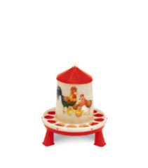 Krm�tko pre hydinu plastov� s no�i�kami 2 kg HAPPY