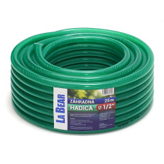 Hadica z�hradn� LaBear 1/2" 25 m spevnen� transparentn� zelen�