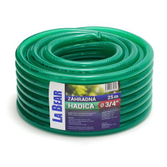 Hadica z�hradn� LaBear 3/4" 25 m spevnen� transparentn� zelen�