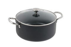 Kastr�l Hard Anodized s pokrievkou 24 x 11 cm BS11447