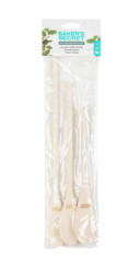 Ly�ica z javorov�ho dreva 3-dielna sada 35 cm BS40387