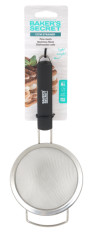 Sitko z nehrdzavej�cej ocele s rukov�ou z PP 12 cm BS41292