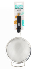 Sitko z nehrdzavej�cej ocele s rukov�ou z PP 18 cm BS41295