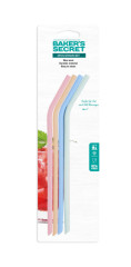 Slamky silik�nov� 4-dielna sada 25 cm BS41305