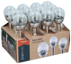 Svetlo z�hradn� sol�rne LED gu�ov� GRUNDIG 7,5x34cm