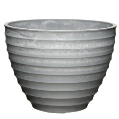 Kvetin�� plastov� Darwin 38 cm, svetl� cement