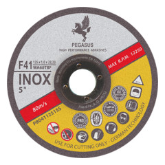 Kot�� rezn� na nerez PEGASUS INOX 125x1 mm
