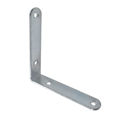 Uholn�k 80x80x15x2 mm biely zinok