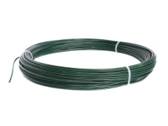 Dr�t nap�nac� zelen� Zn+PVC 2,8/3,4mmx78 m RAL6005