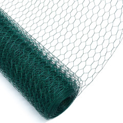 Pletivo chovate�sk� 1x25m, oko 13mm, 0,9/1 mm poplast RAL6005