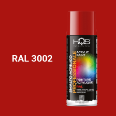 Farba v spreji akrylov� HQS RAL 3002 leskl� 400ml