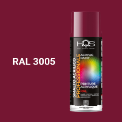 Farba v spreji akrylov� HQS RAL 3005 leskl� 400ml