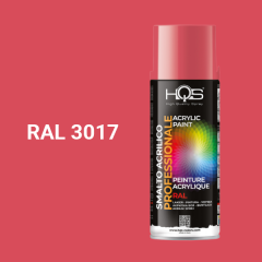 Farba v spreji akrylov� HQS RAL 3017 leskl� 400ml