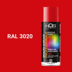 Farba v spreji akrylov� HQS RAL 3020 leskl� 400ml