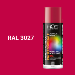 Farba v spreji akrylov� HQS RAL 3027 leskl� 400ml