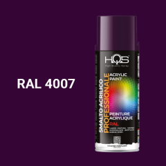 Farba v spreji akrylov� HQS RAL 4007 leskl� 400ml