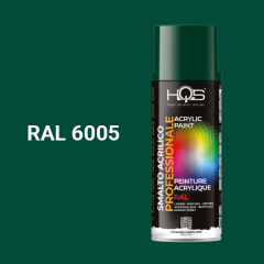 Farba v spreji akrylov� HQS RAL 6005 leskl� 400ml