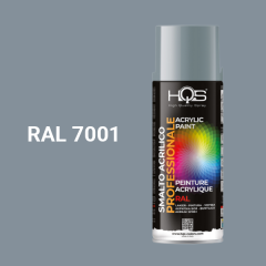 Farba v spreji akrylov� HQS RAL 7001 leskl� 400ml