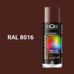 Farba v spreji akrylov� HQS RAL 8016 leskl� 400ml