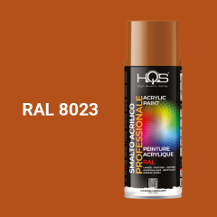 Farba v spreji akrylov� HQS RAL 8023 leskl� 400ml
