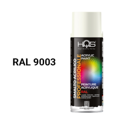Farba v spreji akrylov� HQS RAL 9003 leskl� 400ml