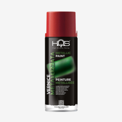 Farba v spreji efekt metal�za HQS �erven� 400ml