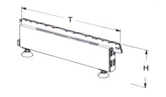 Reg�lov� noha 300x160 mm