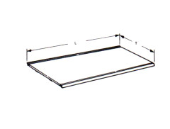 Reg�lov� polica 1000x470 mm