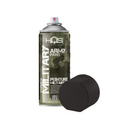 Farba v spreji pre kamufl� HQS RAL 9005 �ierna matn� 400ml