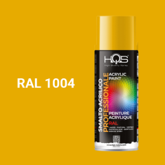 Farba v spreji akrylov� HQS RAL 1004 leskl� 400ml