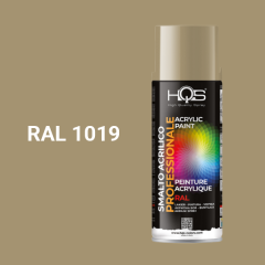 Farba v spreji akrylov� HQS RAL 1019 leskl� 400ml