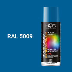 Farba v spreji akrylov� HQS RAL 5009 leskl� 400ml