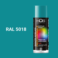 Farba v spreji akrylov� HQS RAL 5018 leskl� 400ml