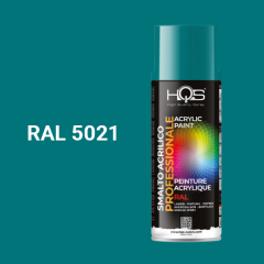 Farba v spreji akrylov� HQS RAL 5021 leskl� 400ml