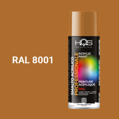 Farba v spreji akrylov� HQS RAL 8001 leskl� 400ml