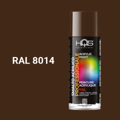 Farba v spreji akrylov� HQS RAL 8014 leskl� 400ml