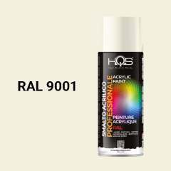Farba v spreji akrylov� HQS RAL 9001 leskl� 400ml