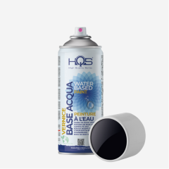 Farba v spreji na vodnej b�ze HQS RAL 9005 �ierna leskl� 400ml