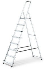 Jednostrann� hlin�kov� rebr�k 8 schodov HOME + h�k (max.125 kg)