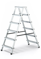Obojstrann� hlin�kov� rebr�k 2x6 schodov HOME 123cm �ierna (max.125 kg)