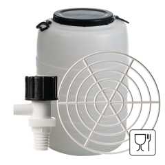 Barel s r��kami, mrie�kou a koh�tikom ALB 120l biely