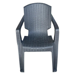 Stoli�ka z�hradn� RATAN antracit 56x60x83 cm